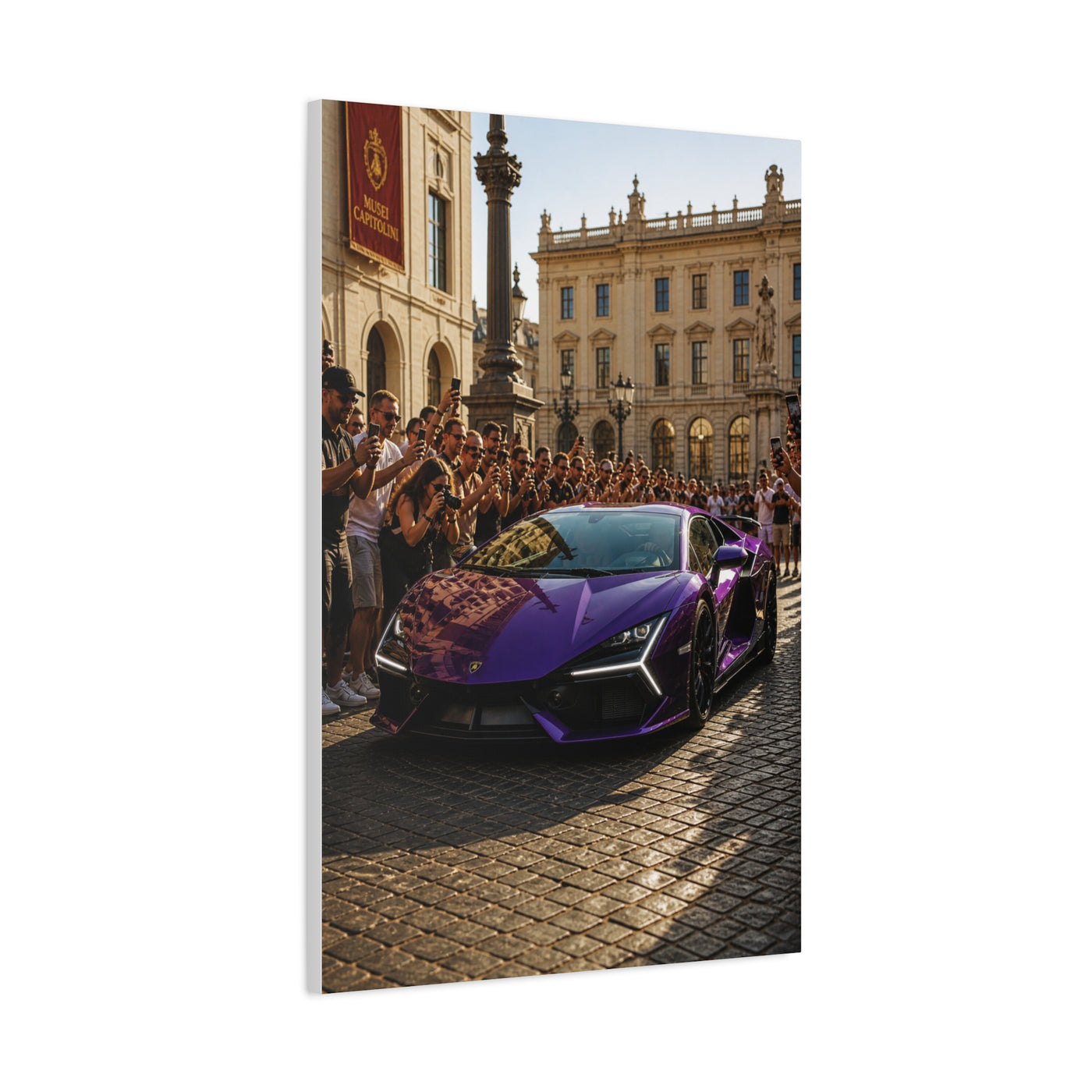 Viola Mithras Lamborghini Revuelto Supercar Scene Wall Art & Canvas Print
