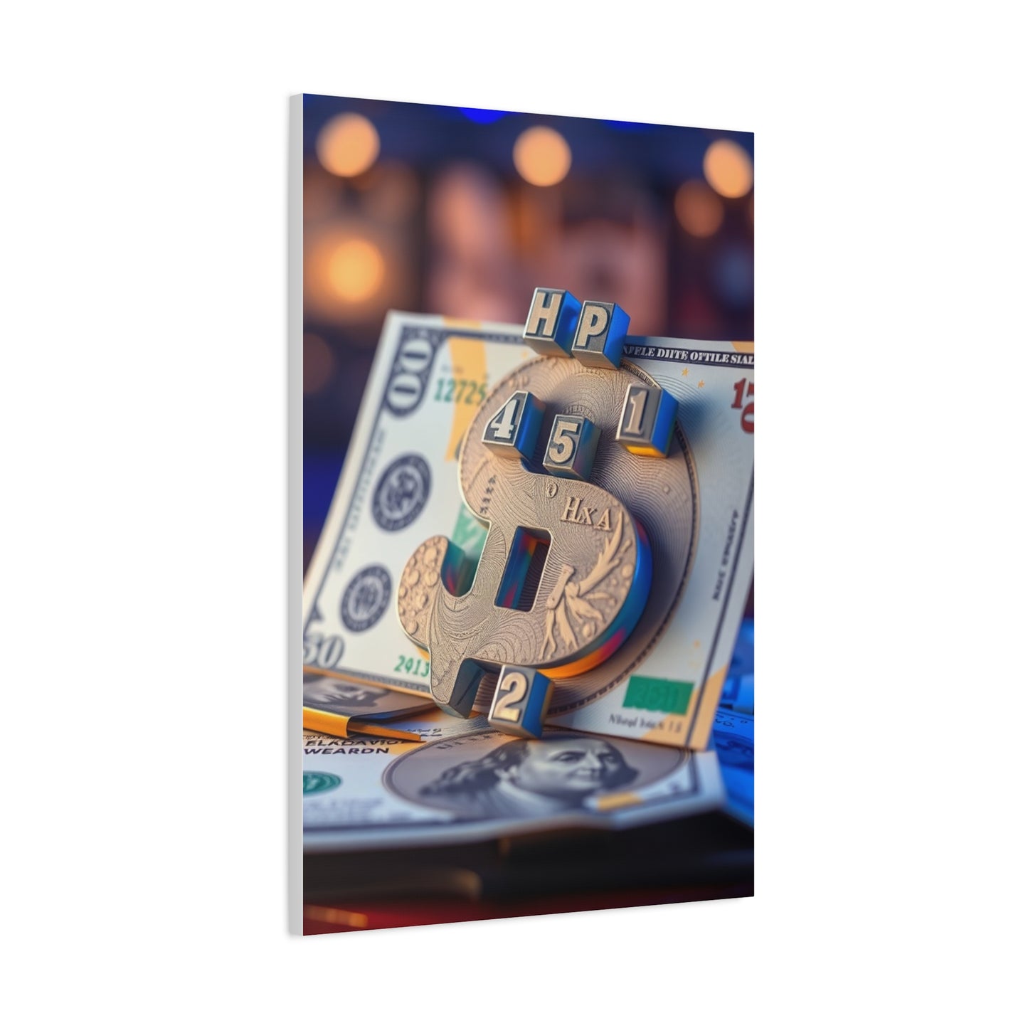 Luxurious Finance Fresco wall art & canvas print