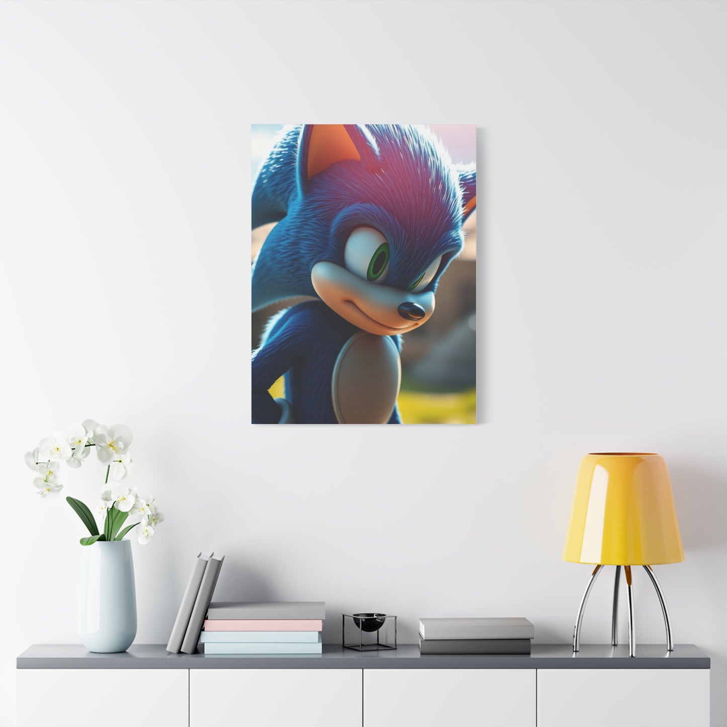 Sonic the Hedgehog Art Supreme Canvas Wall Art & Canvas Print