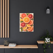 Modern Citrus Still Life Composition Wall Art & Canvas Print
