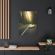 Lamborghini Gallardo Forest Road Charge Wall Art & Canvas Prints