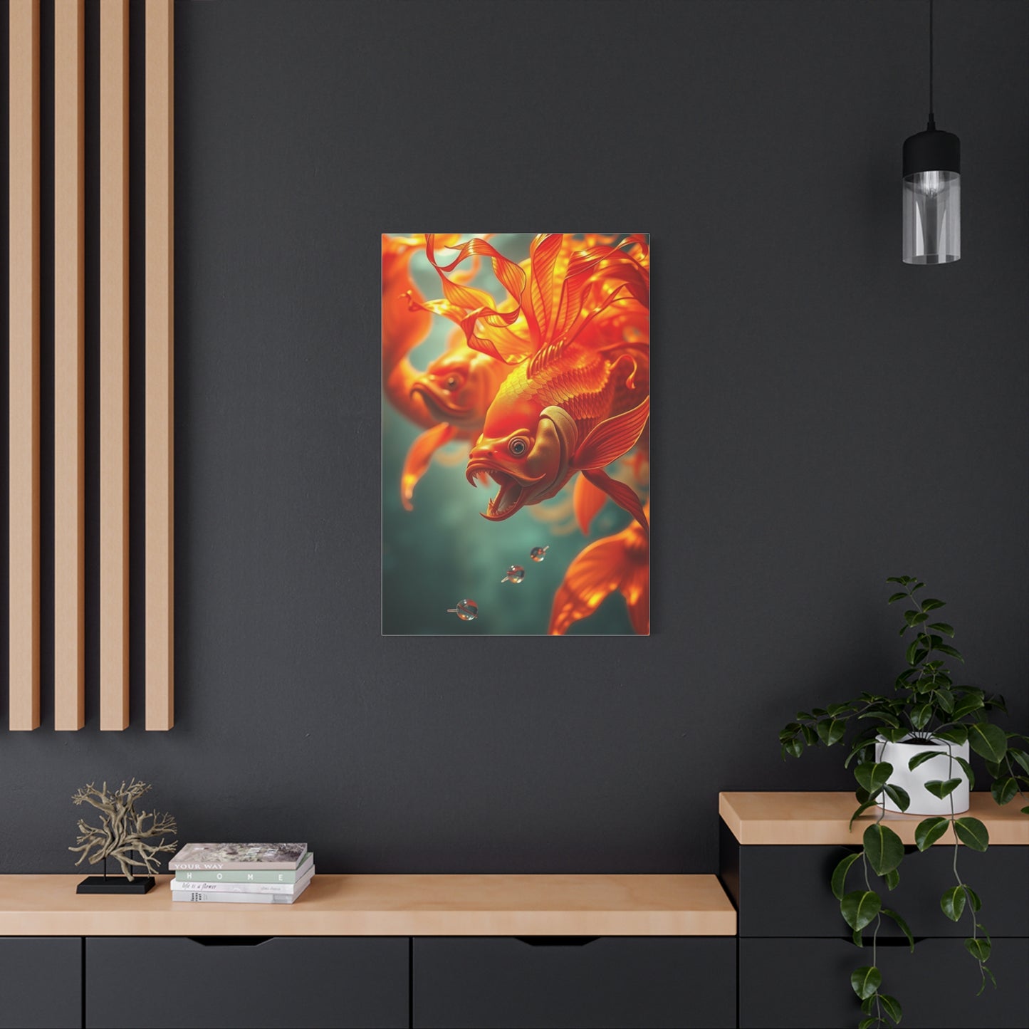 Ethereal Fins Elegance wall art & canvas print