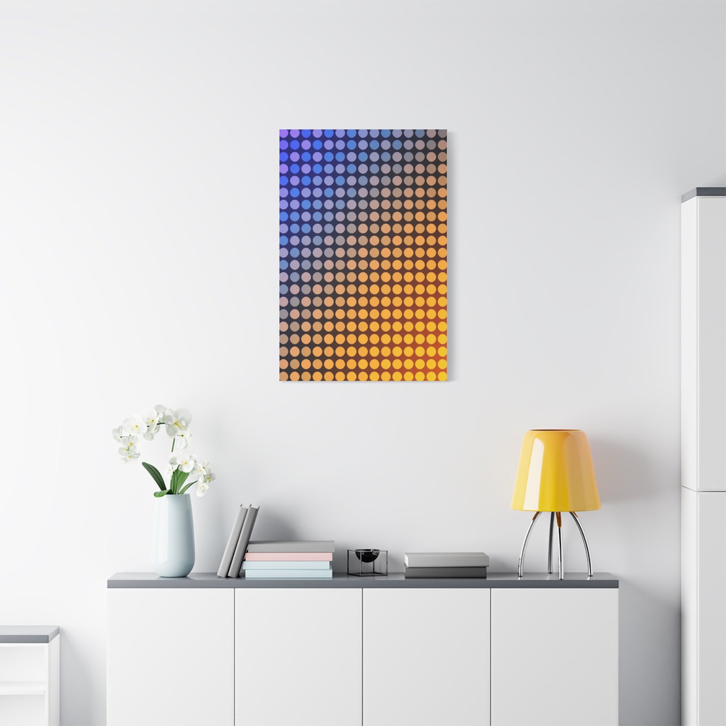 Polka Dot Pattern Art Luxury Canvas Wall Art & Canvas Print