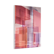 Blush Acrylic Glass Illusion Wall Art & Canvas Print