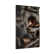 Old Caddie Chair Fireside Golf Still Life Wall Art & Canvas Print