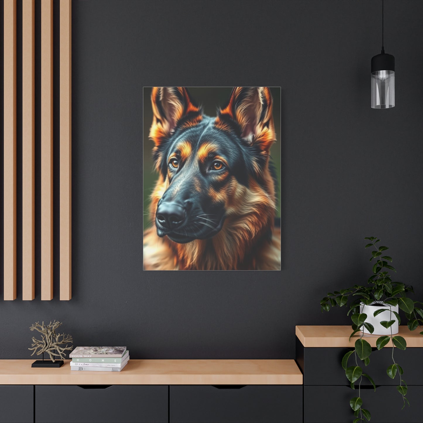 Vision German Shepherd Art Art Wall Art & Canvas Print