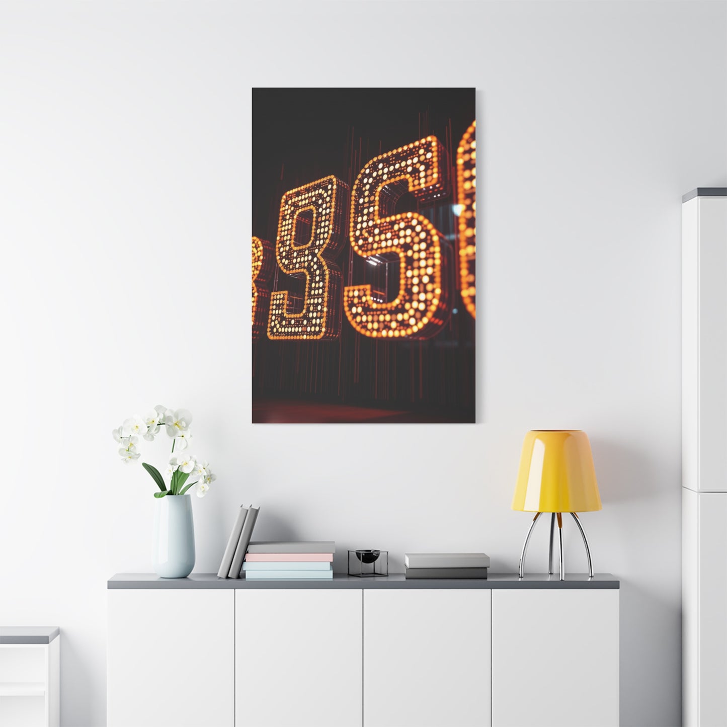 Vision Numbers Art Art Wall Art & Canvas Print