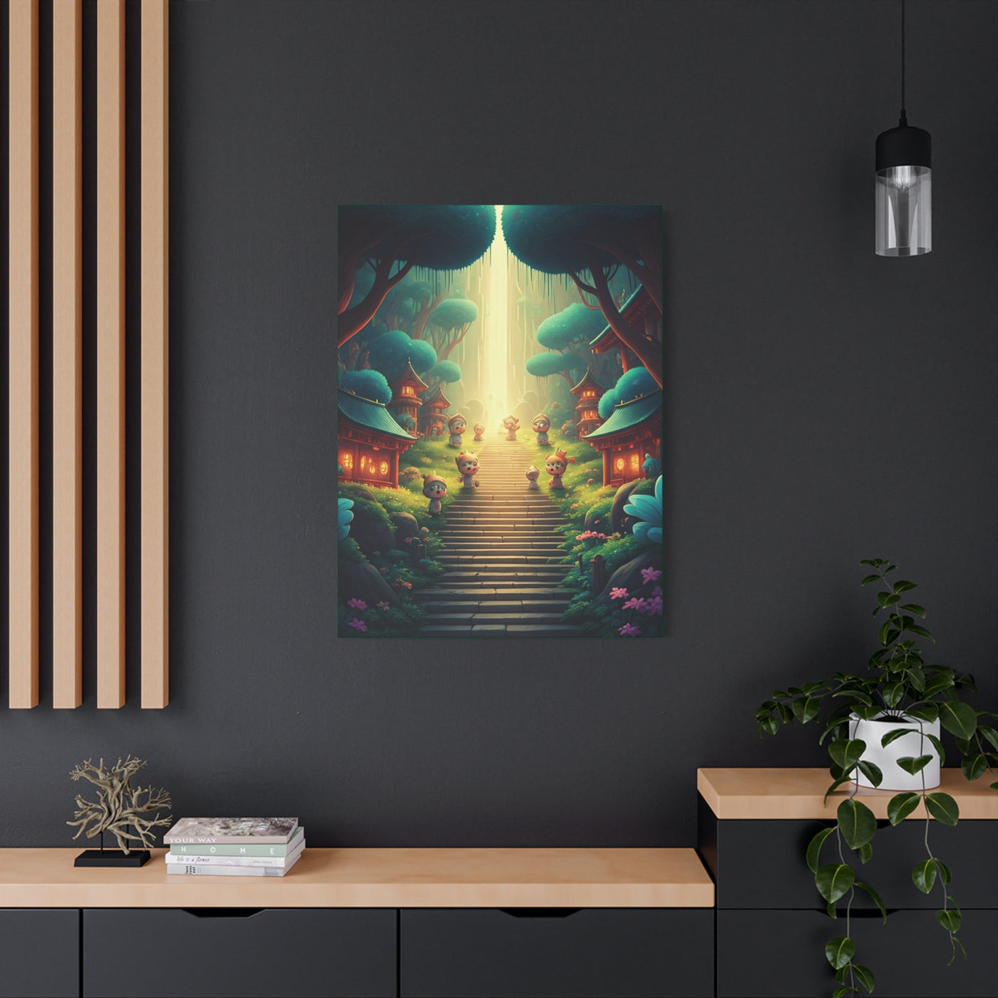 Enchanted Forest Stairway Wall Art & Canvas Prints
