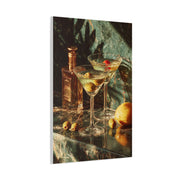 Dirty Martini Cocktail Still Life Wall Art & Canvas Print