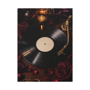 Vinyl Record Candlelit Romance Still Life Wall Art & Canvas Print