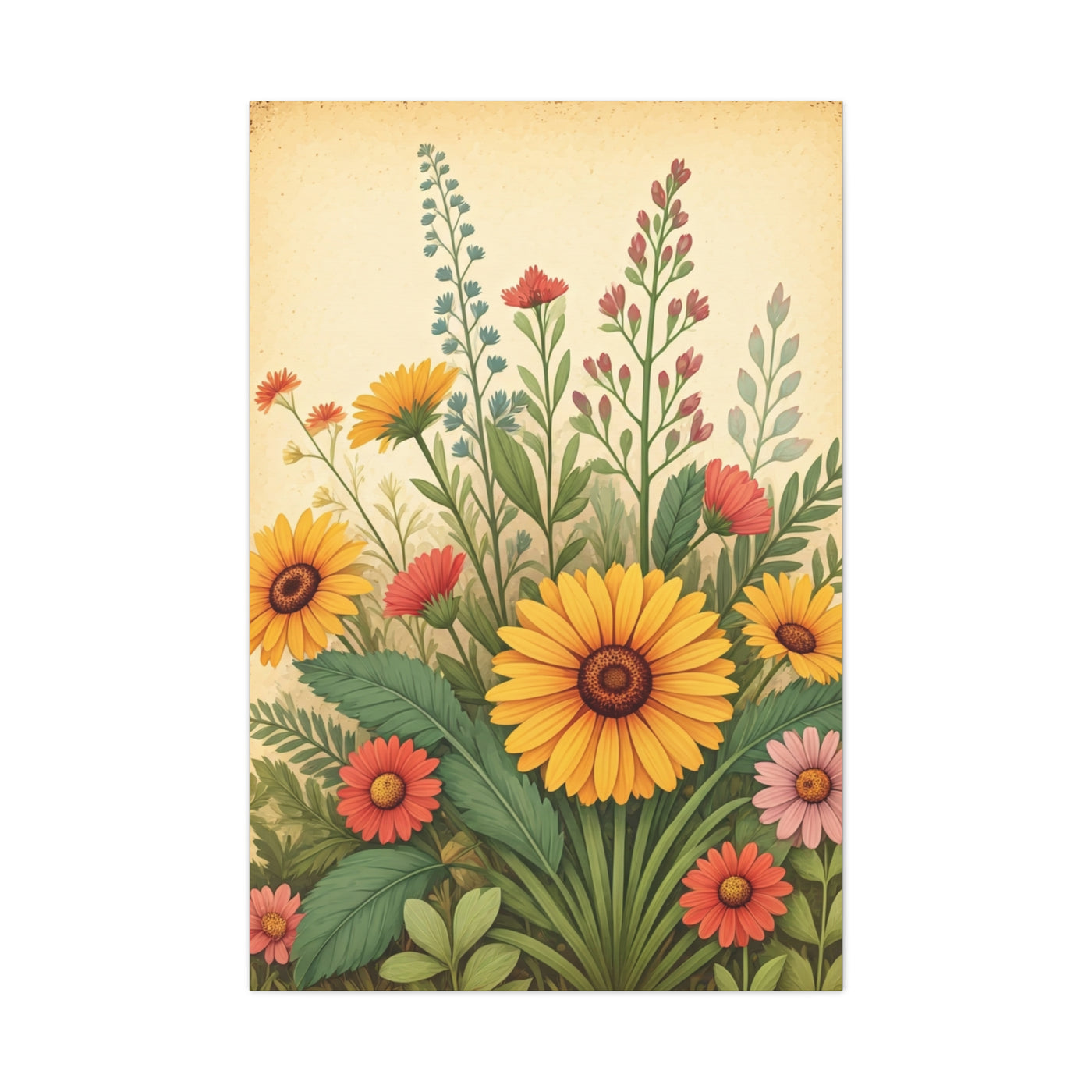 Desert Wildflower Harmony Wall Art & Canvas Prints