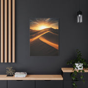 Golden Desert Sunrise Dunes Wall Art & Canvas Prints