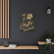 Magnolia & Oyster Still Life Elegance Wall Art & Canvas Print