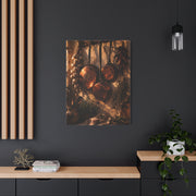 Copper Cookware Rustic Kitchen Wall Art & Canvas Print