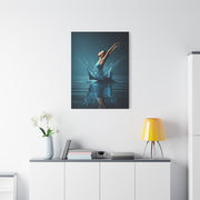 Woman Rising from Water Splash Wall Art & Canvas Prints