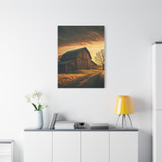 Rustic Barn Along the Country Path Wall Art & Canvas Prints