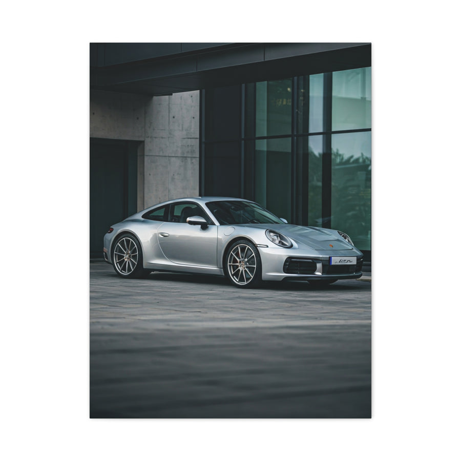 Porsche 911 Modern Courtyard Elegance Wall Art & Canvas Prints