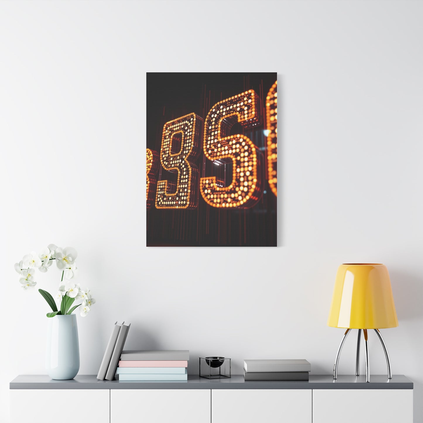 Vision Numbers Art Art Wall Art & Canvas Print