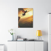 Skybound Winged Leap Wall Art & Canvas Prints