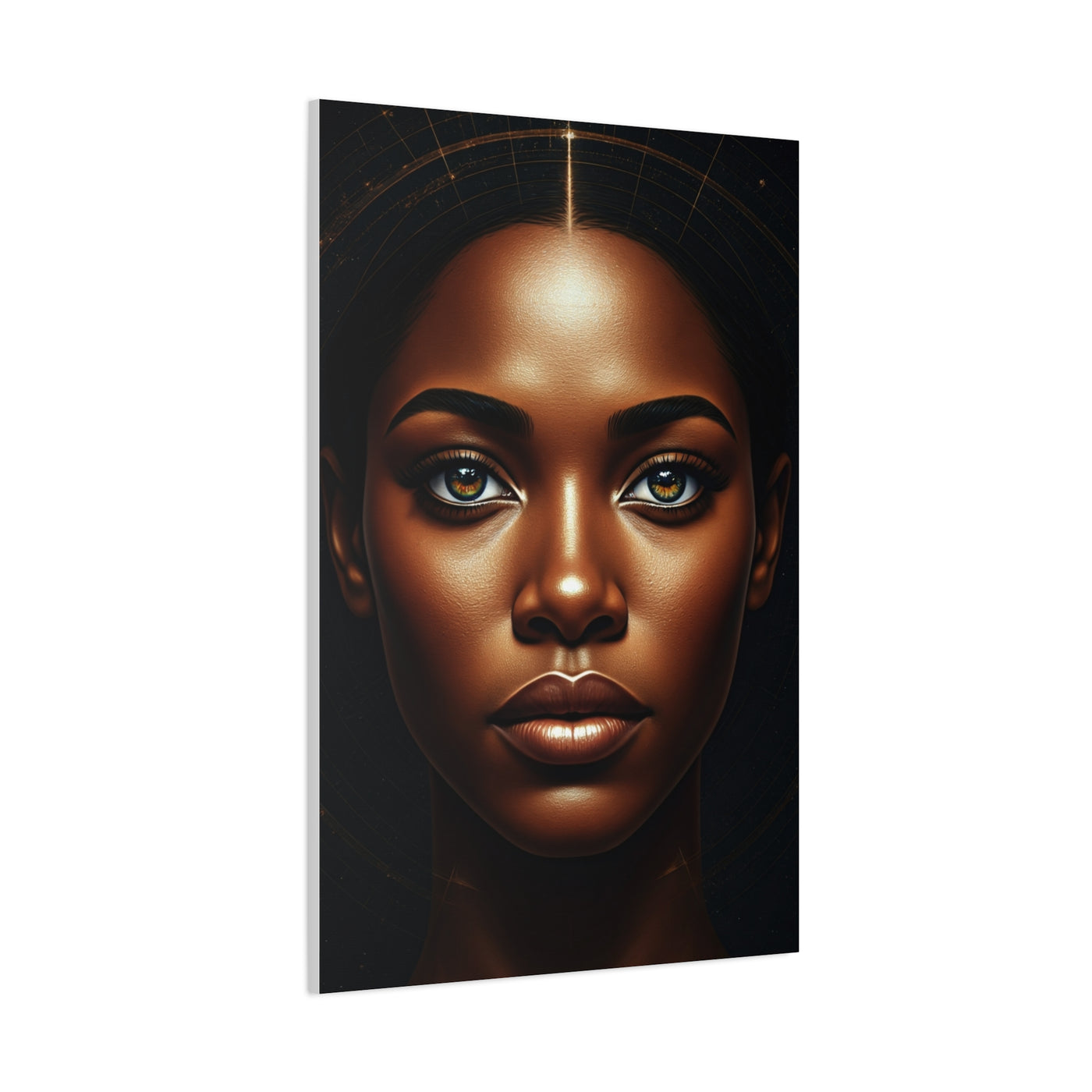 Golden Glow Goddess Portrait Wall Art & Canvas Prints