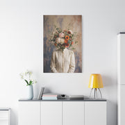 Surreal Botanical Head Portrait Wall Art & Canvas Print