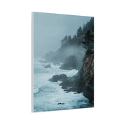 Foggy Coastal Cliffs on Quiet Morning Wall Art & Canvas Print