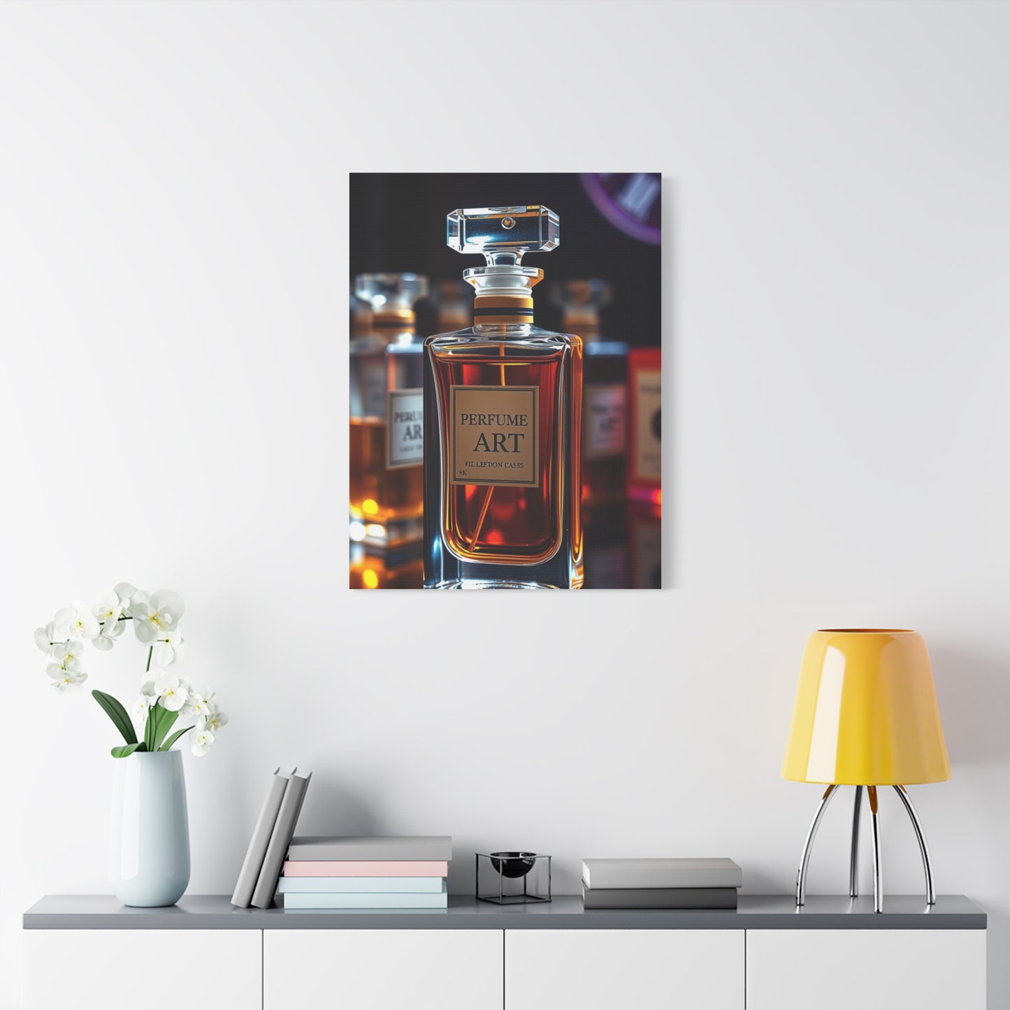Perfume Bottle Art Supreme Canvas Wall Art & Canvas Print
