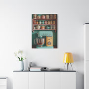 Vintage Pastel Kitchen Mixer Display Wall Art & Canvas Print