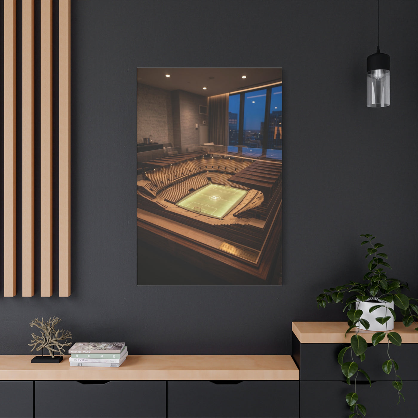 Luxury Stadium Architecture Model Sports Wall Art & Canvas Print