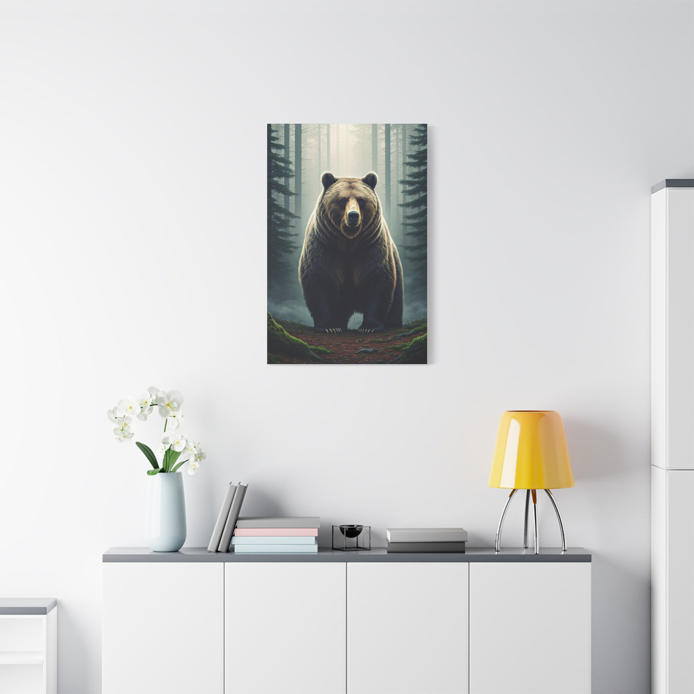 Majestic Forest Grizzly Bear Wall Art & Canvas Prints