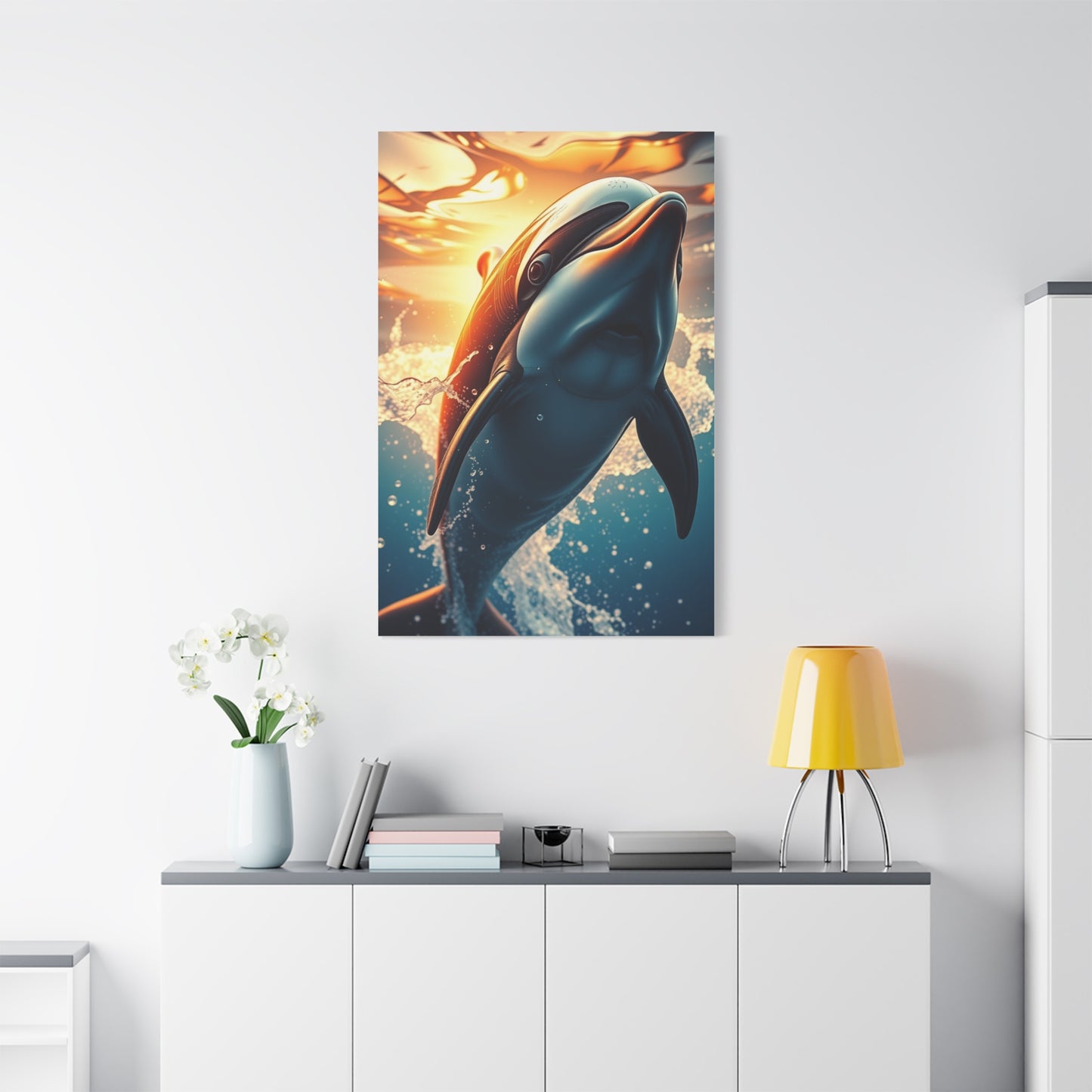 Supreme Dolphin Art Beautiful Collection Wall Art & Canvas Print
