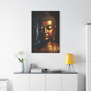 Golden Spark Buddha Meditation Wall Art & Canvas Prints