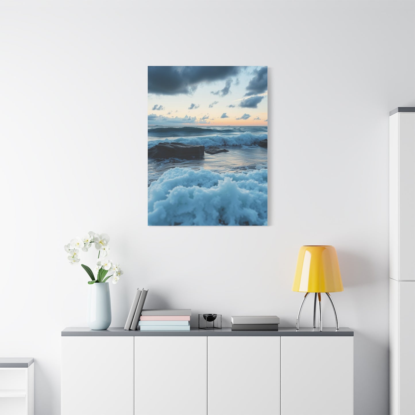 Ethereal Oceanic Tranquility Wall Art & Canvas Print