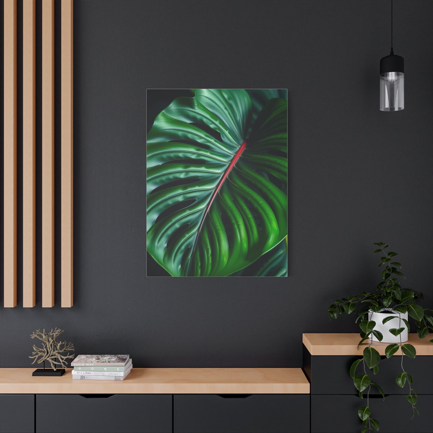 Monstera Plant Art Supreme Canvas Wall Art & Canvas Print