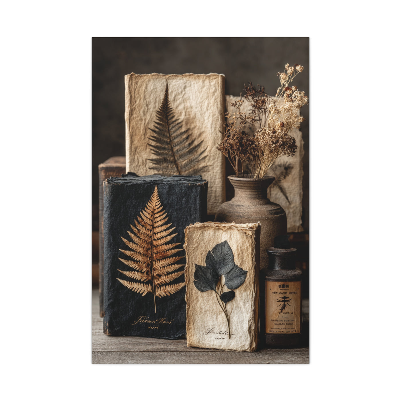 Vintage Botanical Herbarium Collection Wall Art & Canvas Print