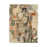 Mixed Media Nude Composition Wall Art & Canvas Print