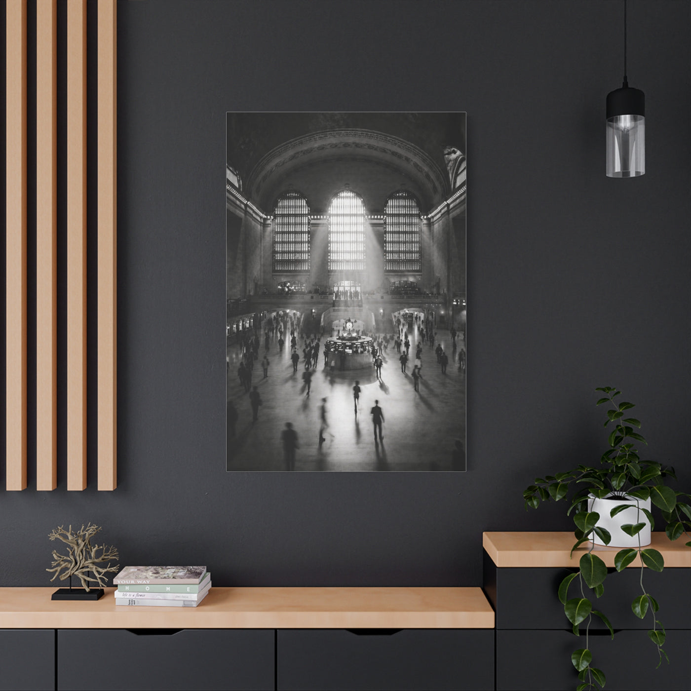 Grand Central Light & Motion Study Wall Art & Canvas Print