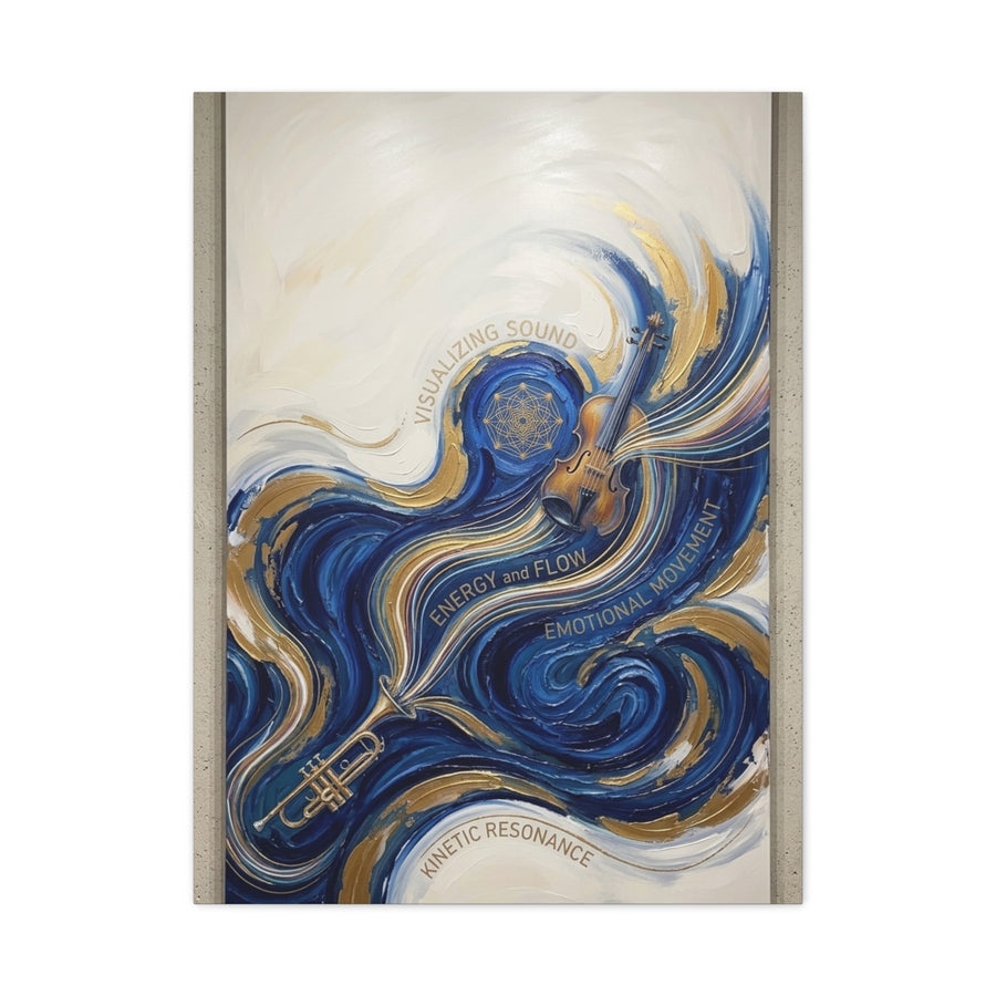 Symphony of Motion Concept Painting Wall Art & Canvas Print