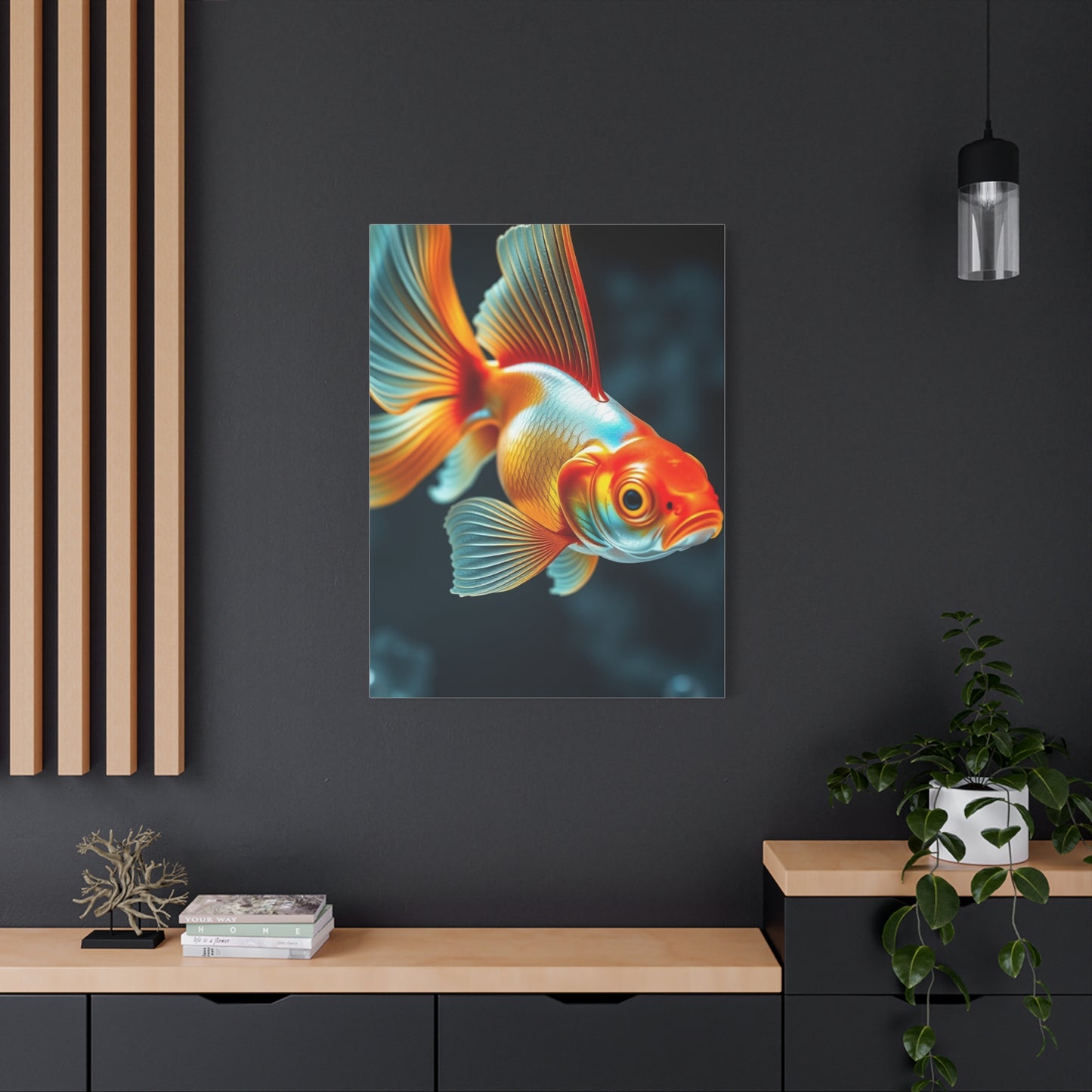 Masterpiece Goldfish Art Vision Wall Art & Canvas Print