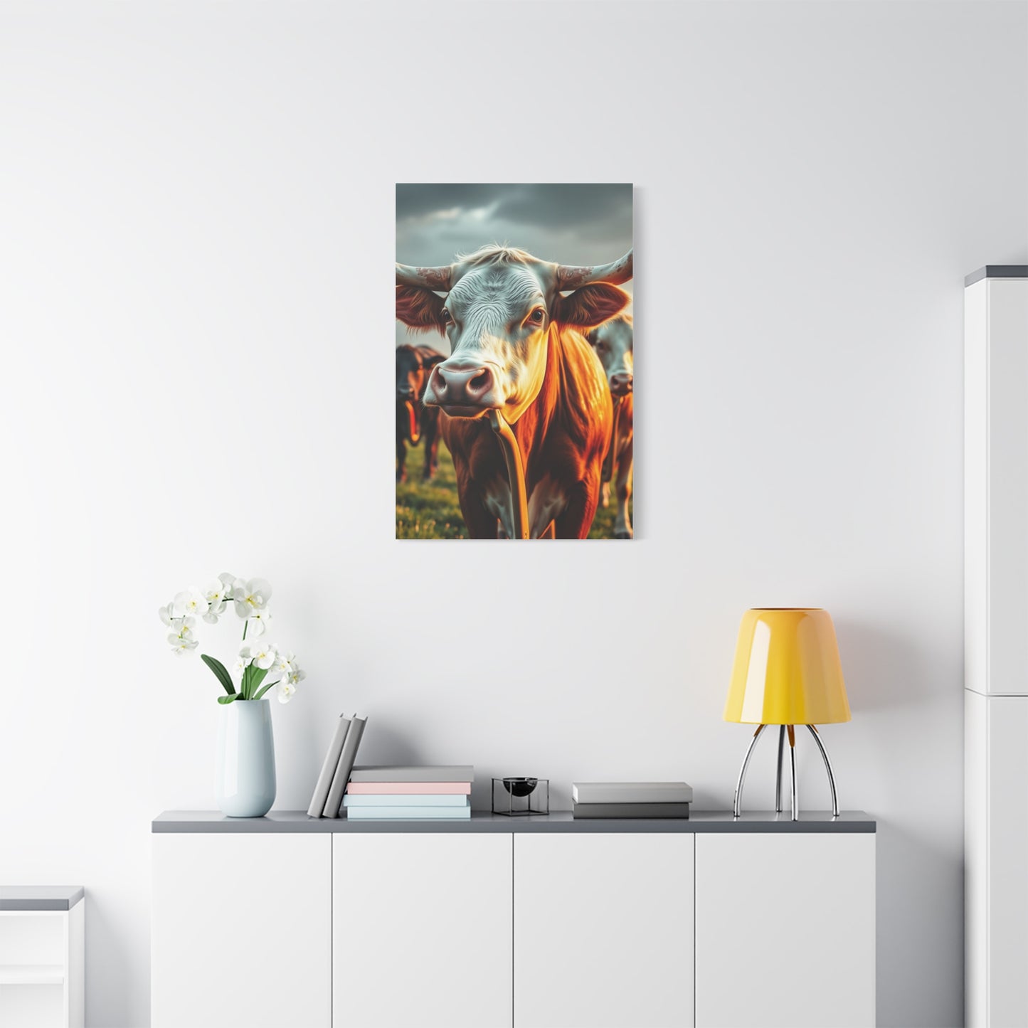 Aristocratic Bovines Masterpiece Wall Art & Canvas Print