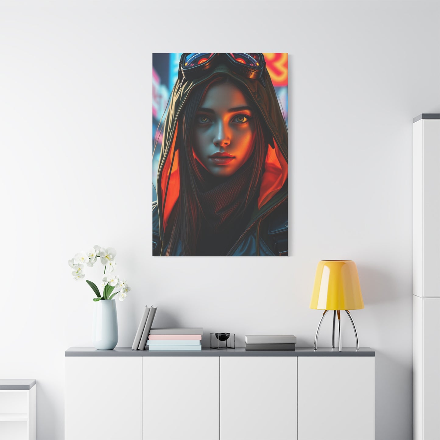 Elite Cyberpunk Art Vision Wall Art & Canvas Print