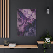Purple Botanical Ceramic Texture Wall Art & Canvas Print