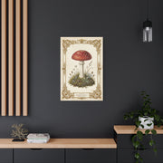 Victorian Botanical Mycology Plate Wall Art & Canvas Print