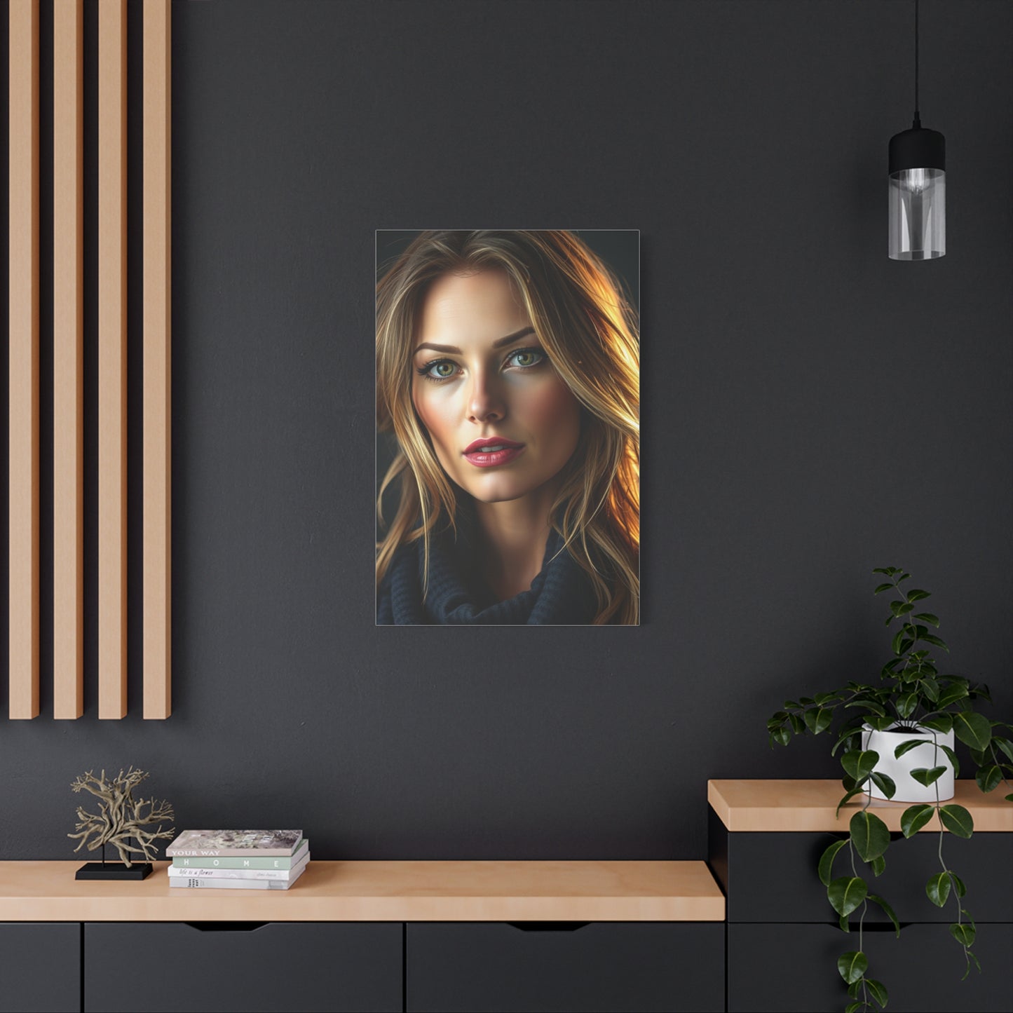 Gilded Moss Impression Wall Art & Canvas Print