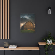 Stormlit Barn in the Open Fields Wall Art & Canvas Prints