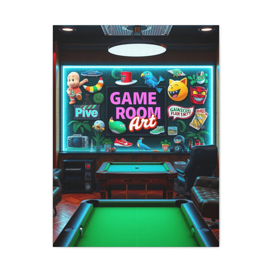 Supreme Game Room Art Beautiful Collection Wall Art & Canvas Print