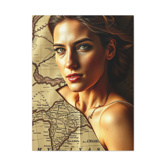 Antique Maps Art Supreme Canvas Wall Art & Canvas Print