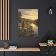 Psalm 23 Shepherd Beside Still Waters Scripture Wall Art & Canvas Print
