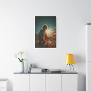 Rain Soaked Rock Guitar Performance Wall Art & Canvas Print