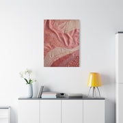 Couture Pink Textile Abstraction Wall Art & Canvas Print